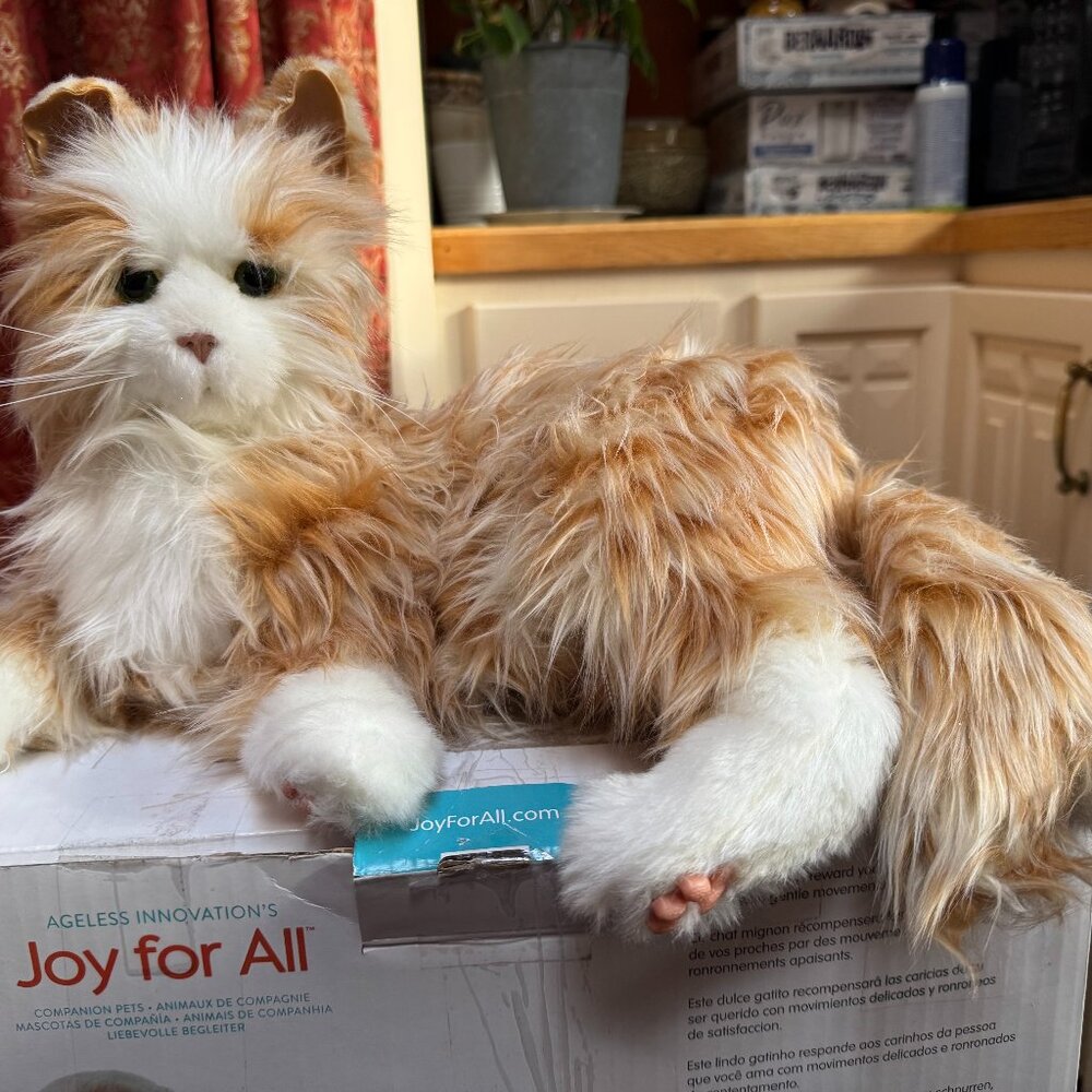 Joy for All Cat Companion Orange Tabby